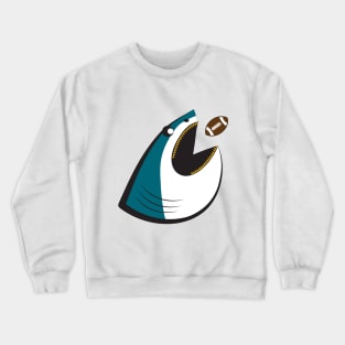 Football Shark Crewneck Sweatshirt
